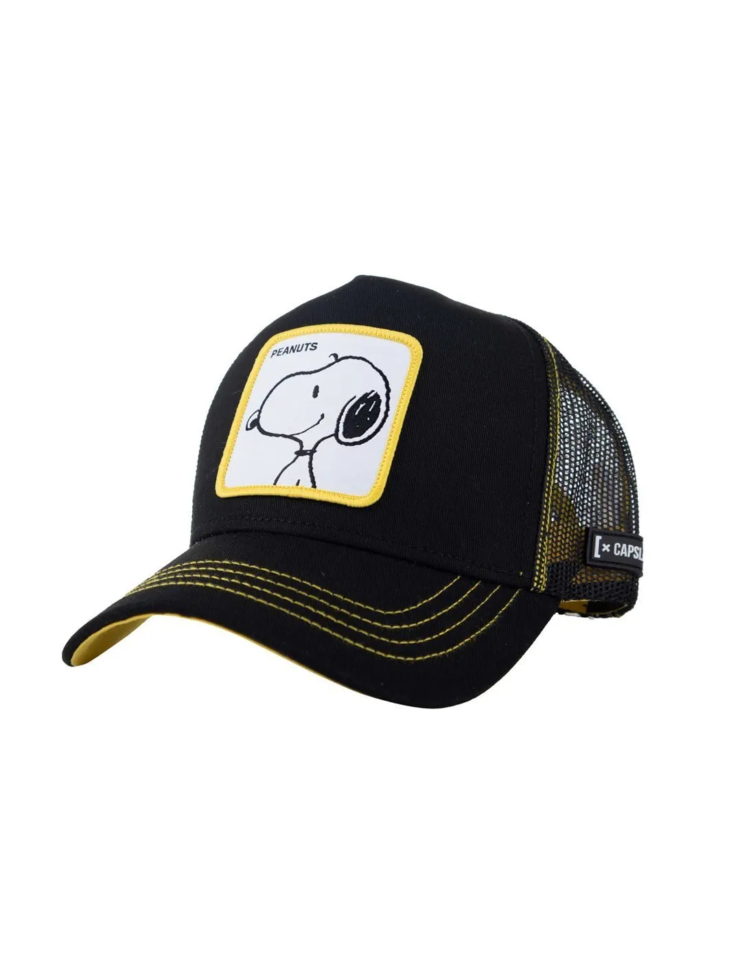 CAPSLAB - Gorra negra Peanuts Unisex