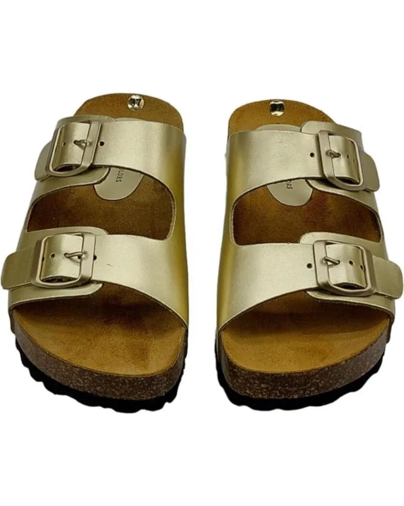 Chanclas de Mujer BUITTOS OF COLORS SANDALIA PIEL BIO BT801015 PLATINO