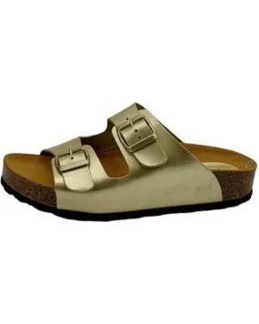 Chanclas de Mujer BUITTOS OF COLORS SANDALIA PIEL BIO BT801015 PLATINO