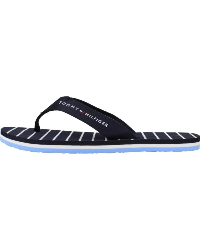 Chanclas de Mujer TOMMY HILFIGER CHANCLA DE GOMA MARINO