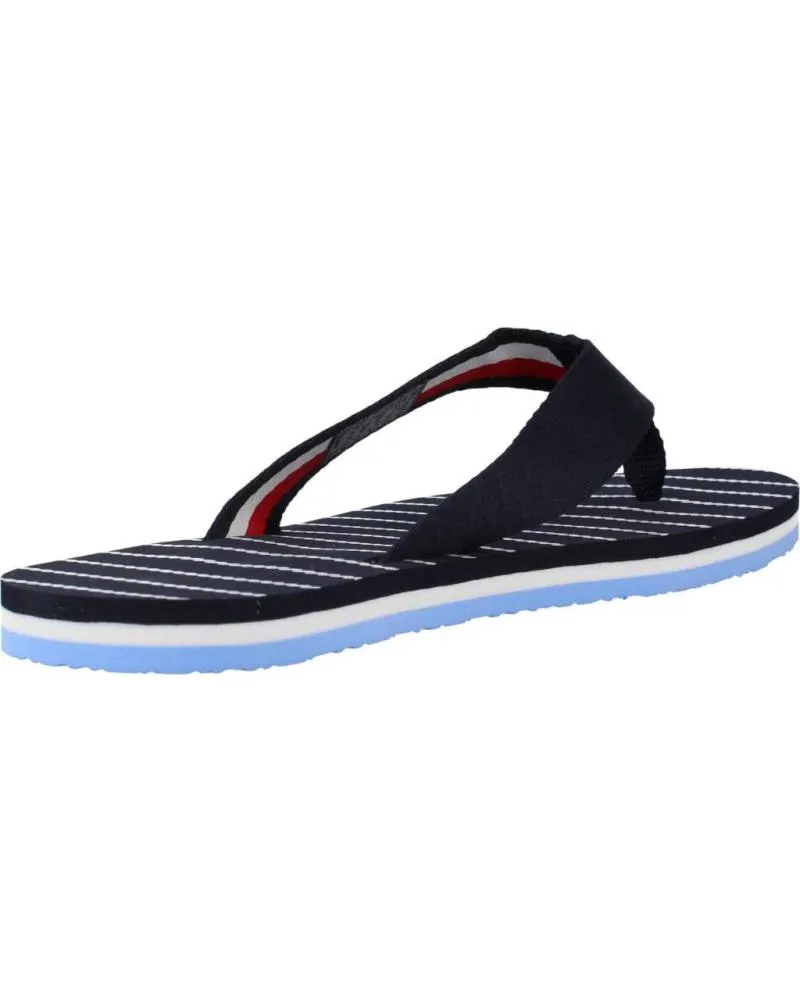 Chanclas de Mujer TOMMY HILFIGER CHANCLA DE GOMA MARINO