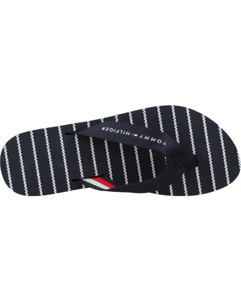 Chanclas de Mujer TOMMY HILFIGER CHANCLA DE GOMA MARINO