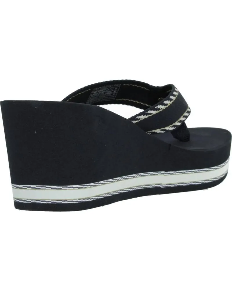 Chanclas de Mujer TOMMY HILFIGER CHANCLAS WEBBING H WEDGE SANDAL MARINO