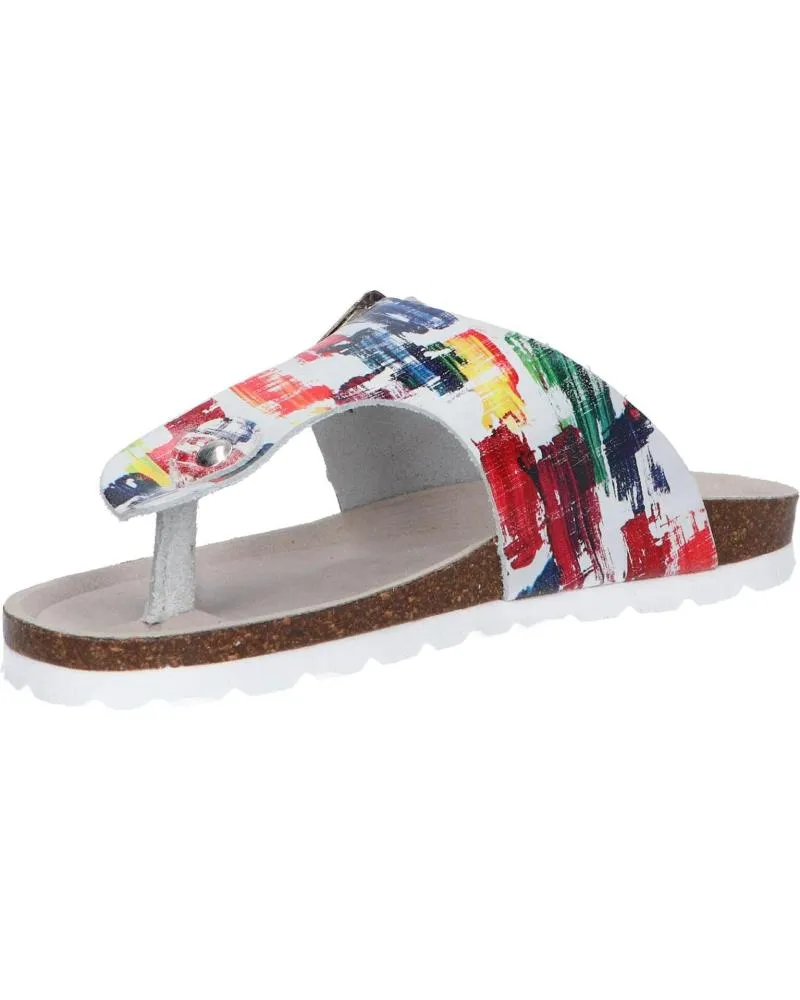 Chanclas de Niña KICKERS 784466-30 SUMMERIZA 2 MULTICOLOR PAINTING