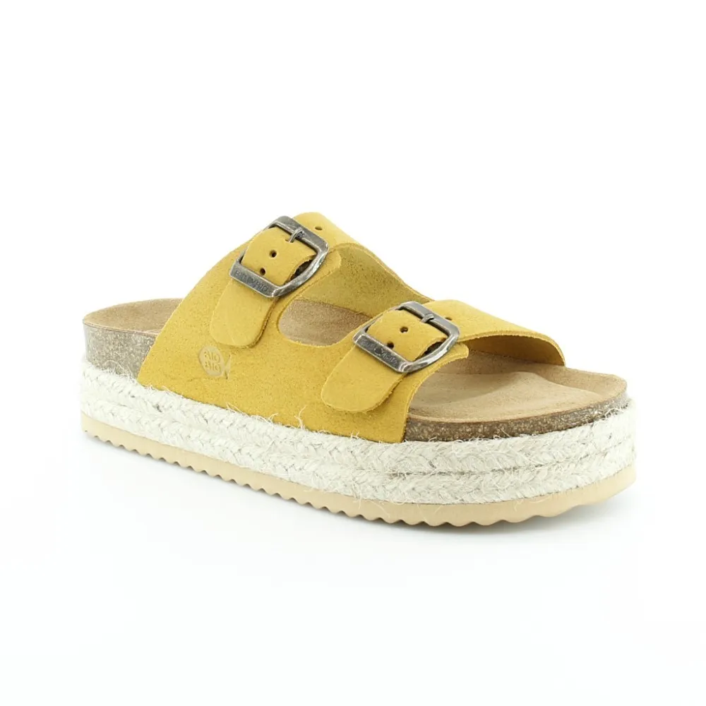 Chanclas de plataforma Bio-Bio Zenea Amarillo.