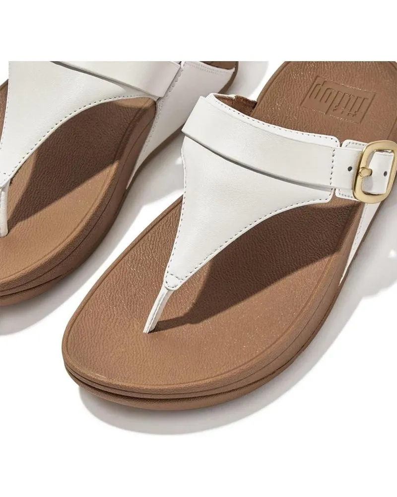 Chanclas FITFLOP  de Mujer LULU ADJUST LEATHER BLANCA  BLANCO