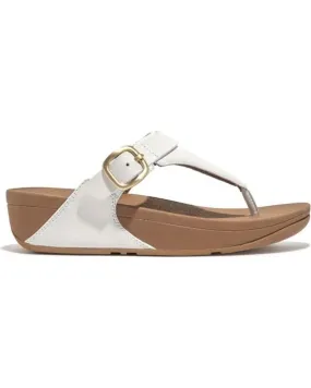 Chanclas FITFLOP  de Mujer LULU ADJUST LEATHER BLANCA  BLANCO