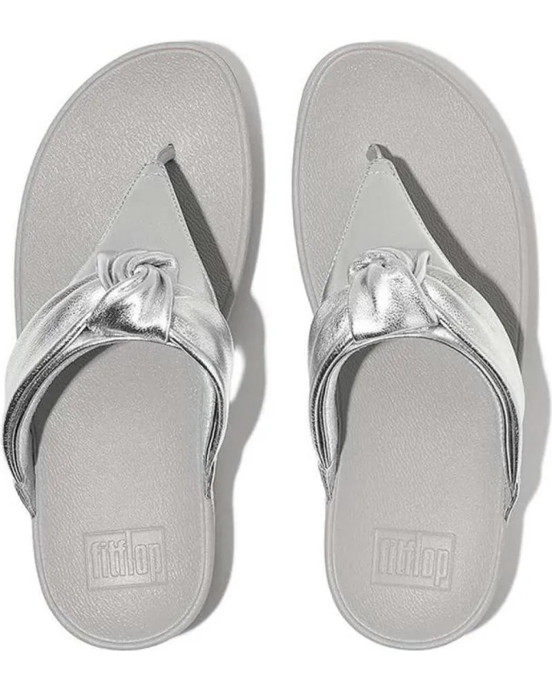 Chanclas FITFLOP  de Mujer LULU PADDED-KNOT TOE PORT  PLATA