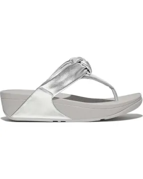 Chanclas FITFLOP  de Mujer LULU PADDED-KNOT TOE PORT  PLATA