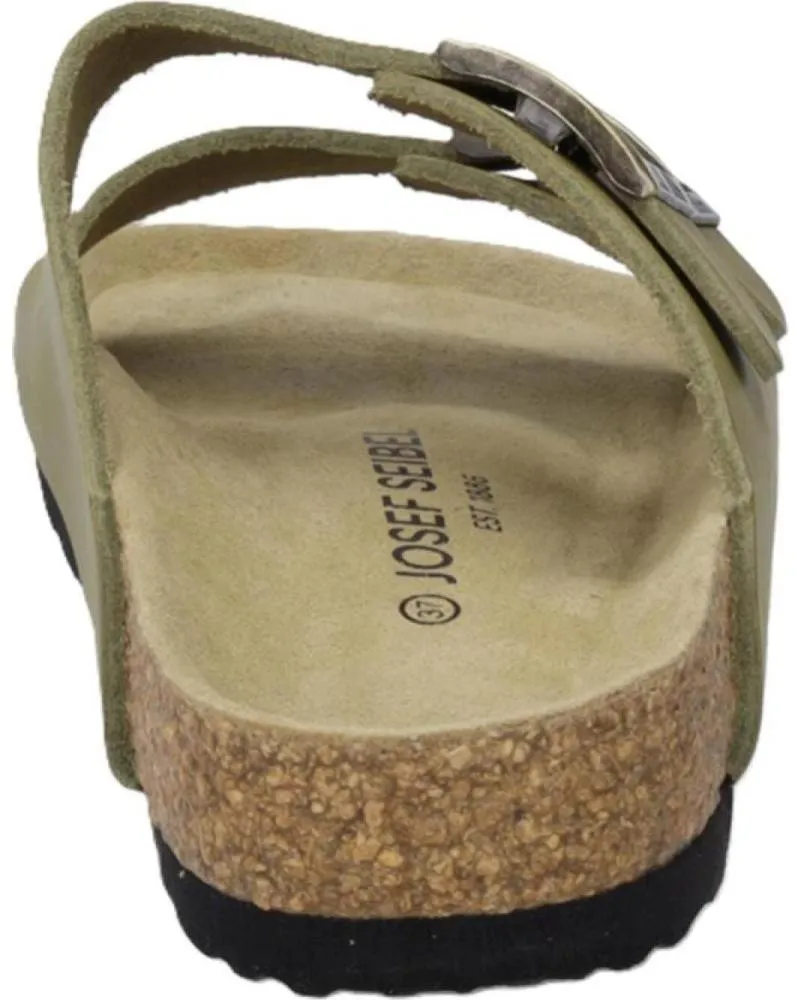 Chanclas JOSEP SEIBEL  de Mujer BIANCA-01 PIEL  KAKI