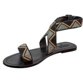 Chanclas Mujer Chahana Flat Sandal Aspiga Negro