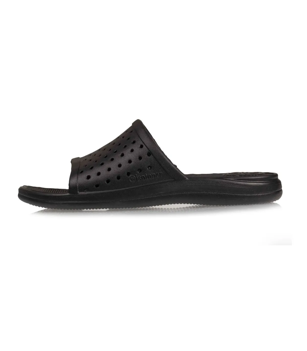 Chanclas negras caladas Isotoner