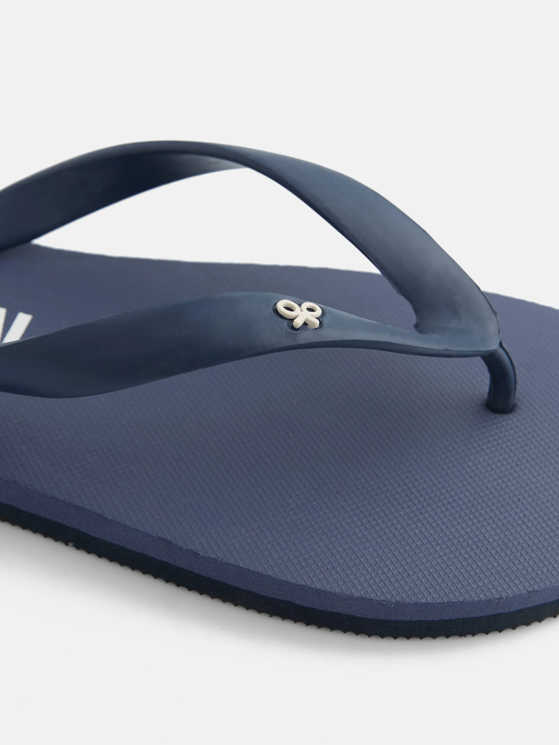 Chanclas silbon bicolor azul