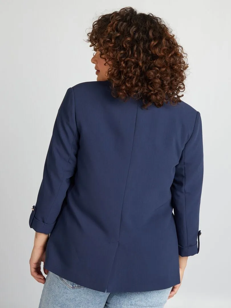 Chaqueta sastre midi - AZUL