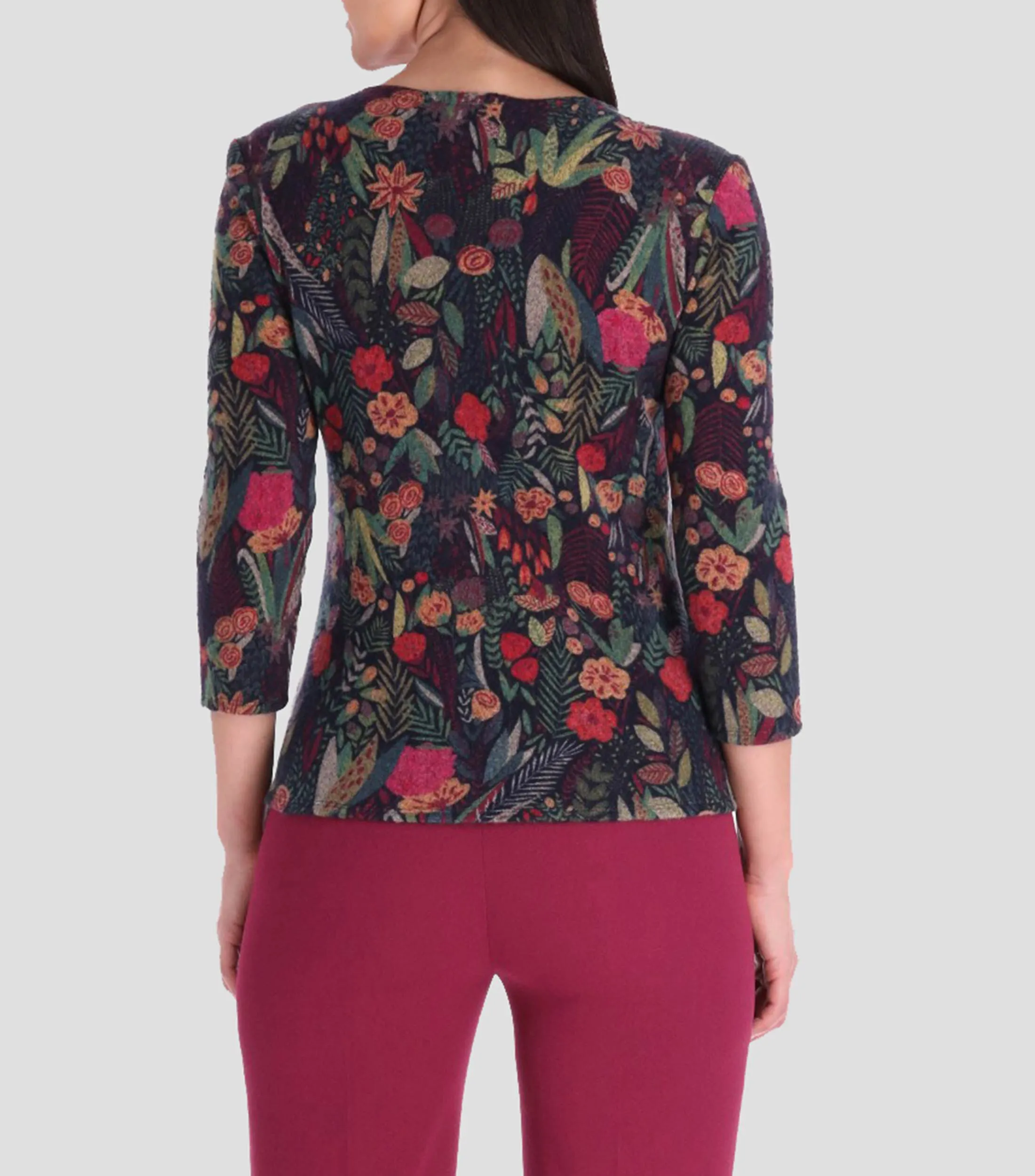 Charme Blusa con estampado manga 3,4 Mujer