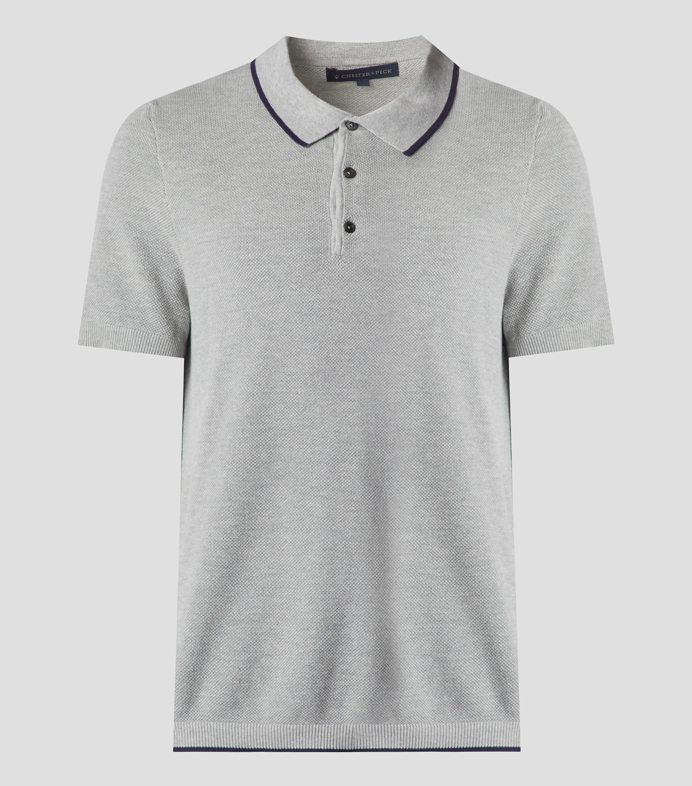 Chester & Peck Playera tipo polo con manga corta Hombre