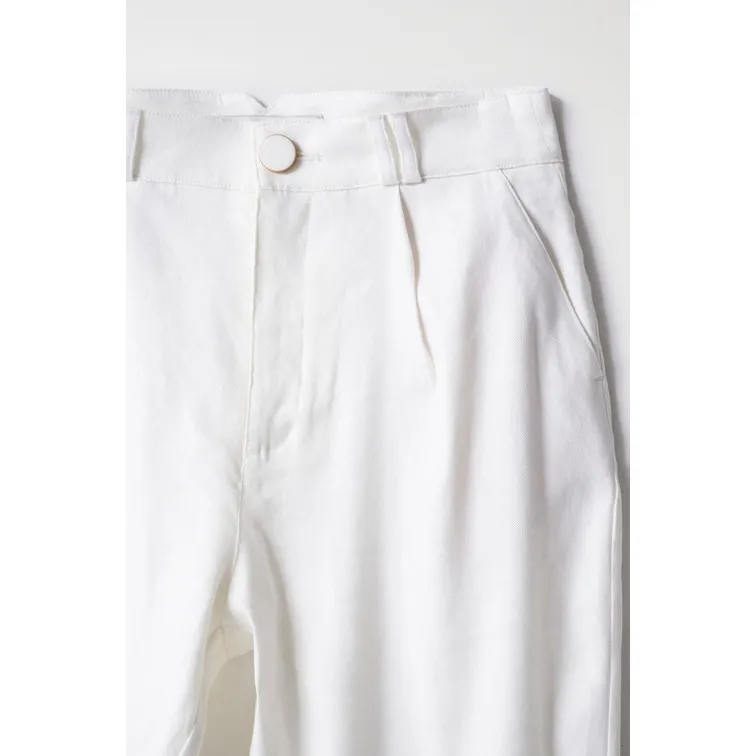 CHINO DE LINO SLIM FIT MUJER SALSA