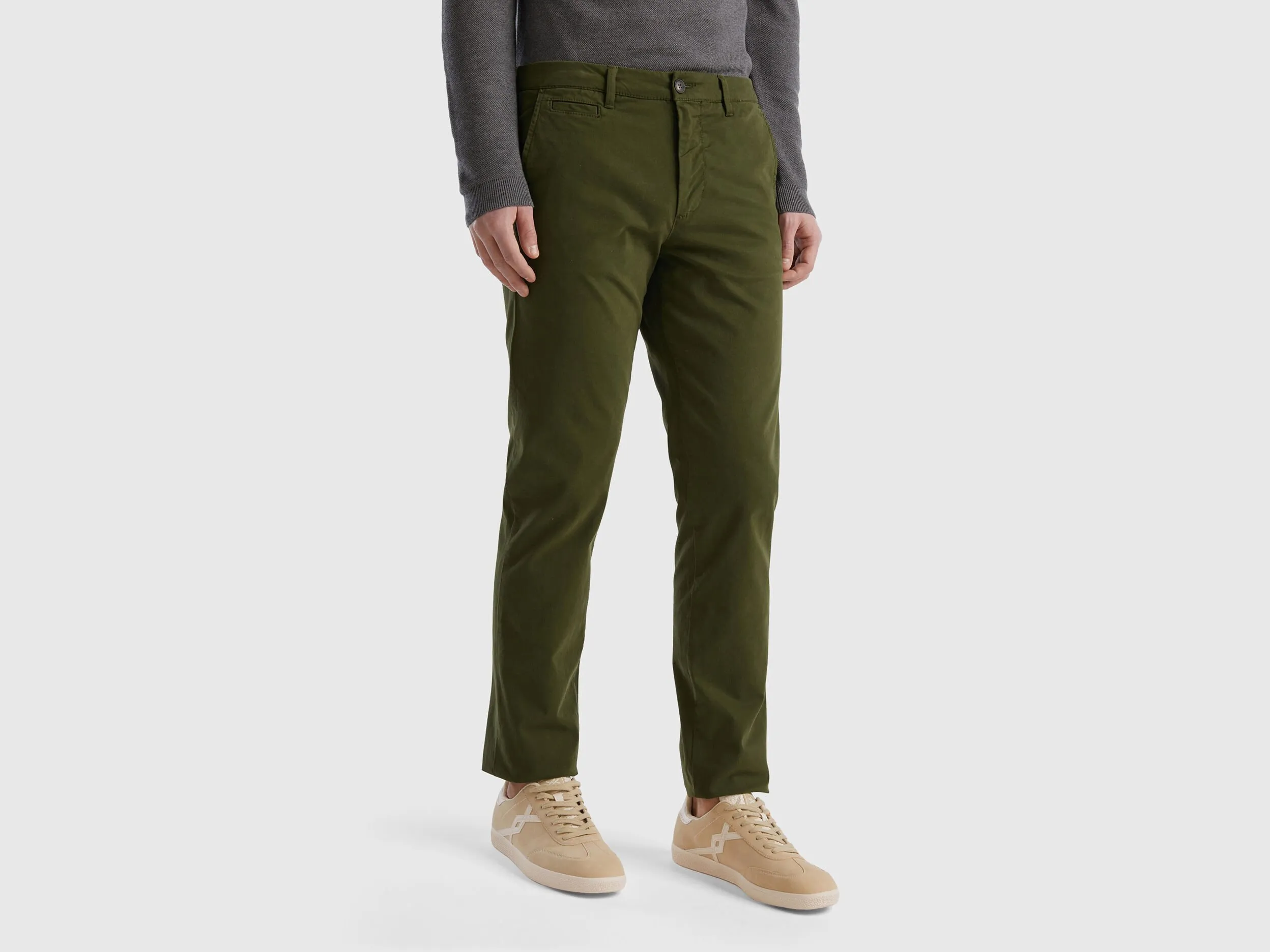 Chinos slim fit verde aceituna