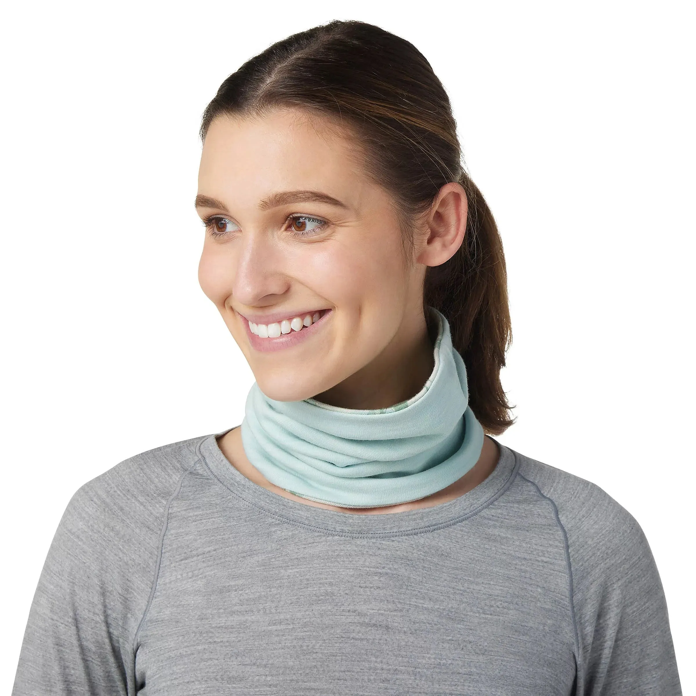 collarín Smartwool Thermal Merino Reversible Pattern Neck Gaiter - Jade Marble