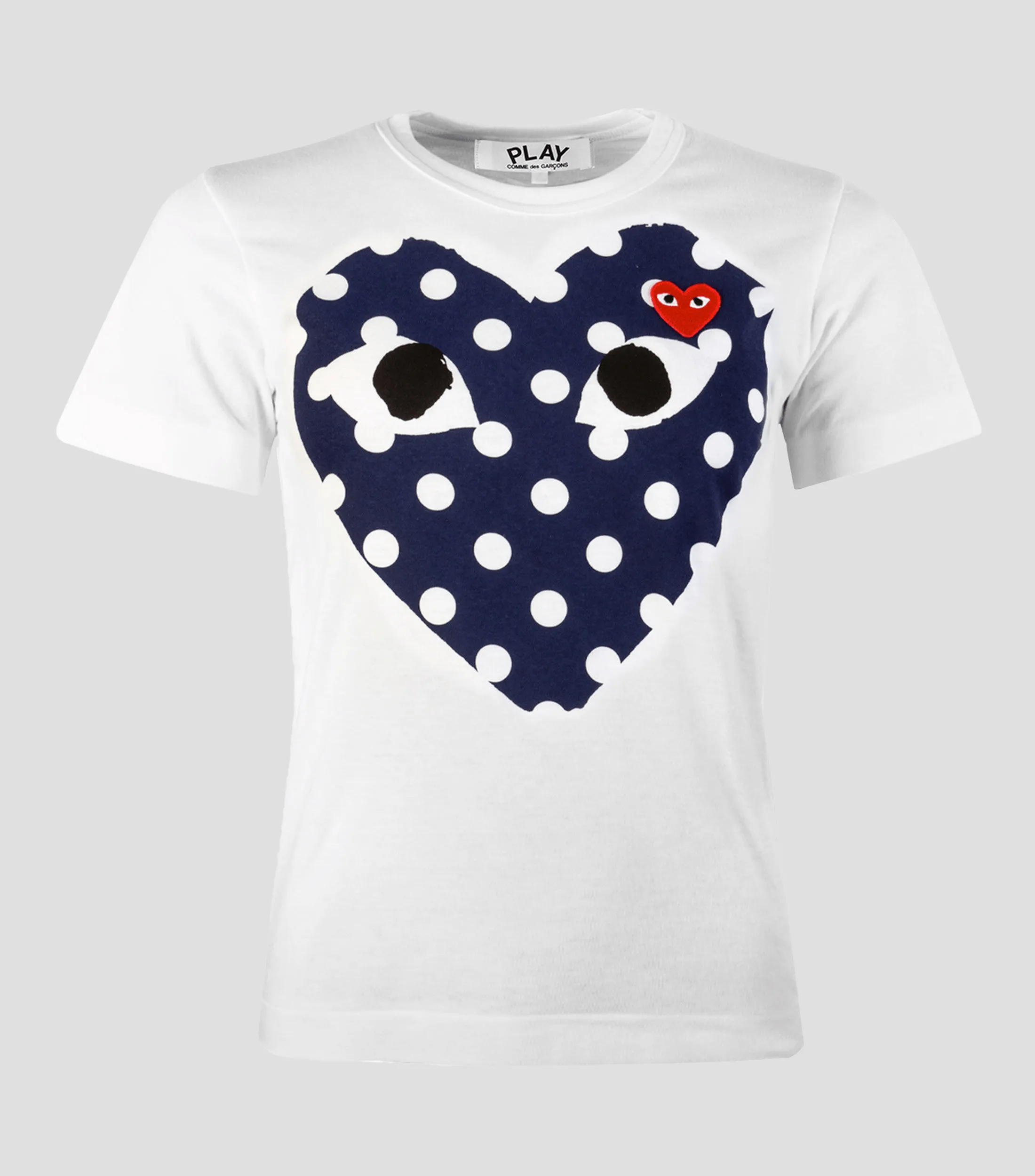 Comme des Garçons Playera con corazón de manga corta Mujer