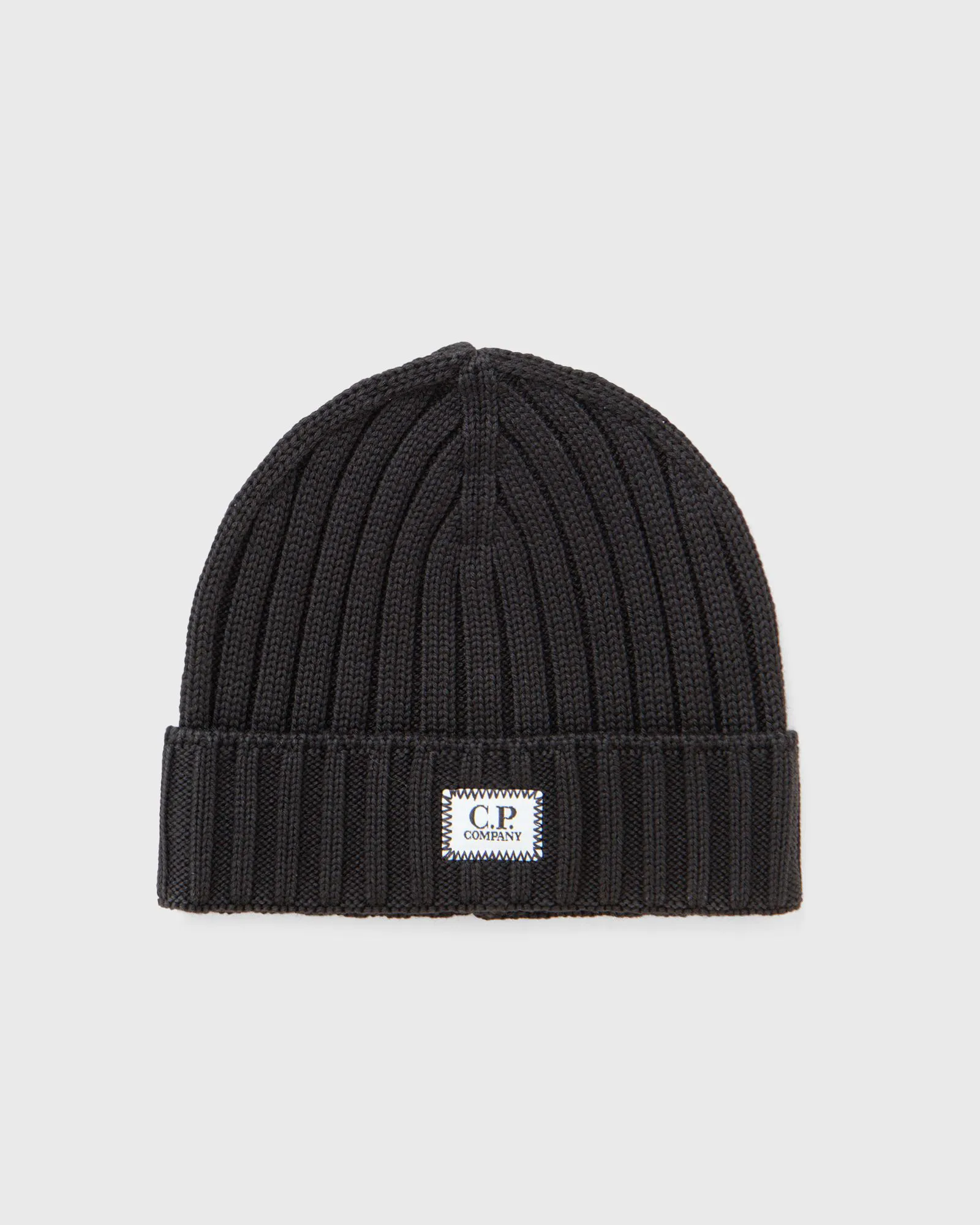 C.P. Company EXTRA FINE MERINO WOOL LOGO BEANIE