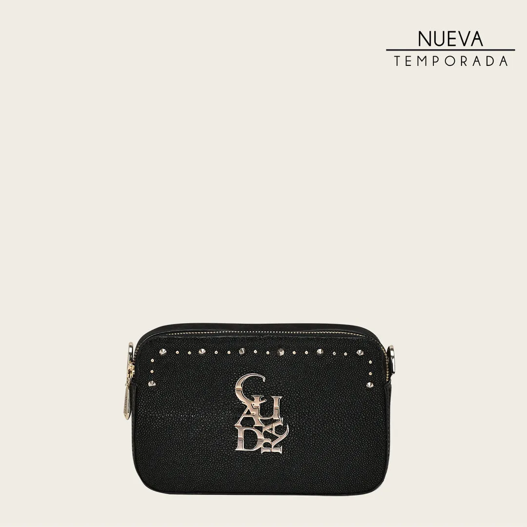 Crossbody en piel genuina de mantarraya