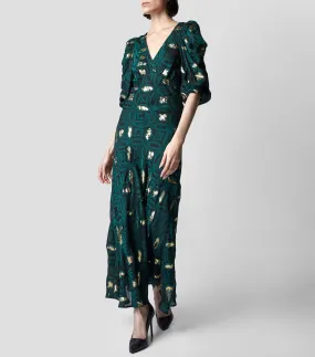 DHierro Vestido midi estampado Mujer