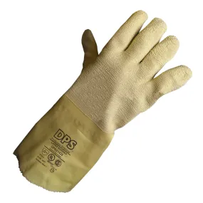 DPS GUANTES LÁTEX RUGOSO LARGO 35 CM TALLE 10 (21425)