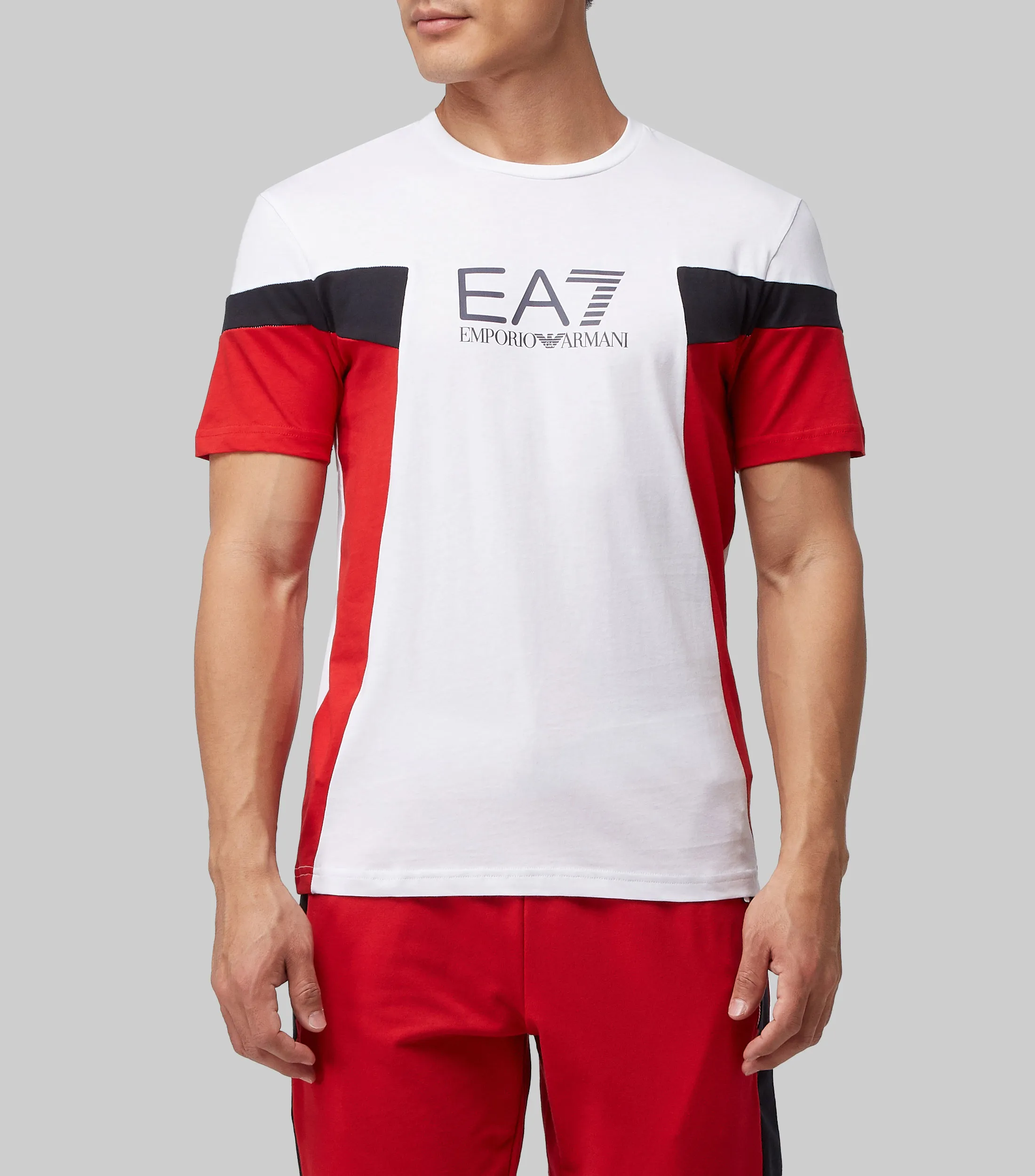 EA7 Emporio Armani Playera cuello redondo manga corta Hombre