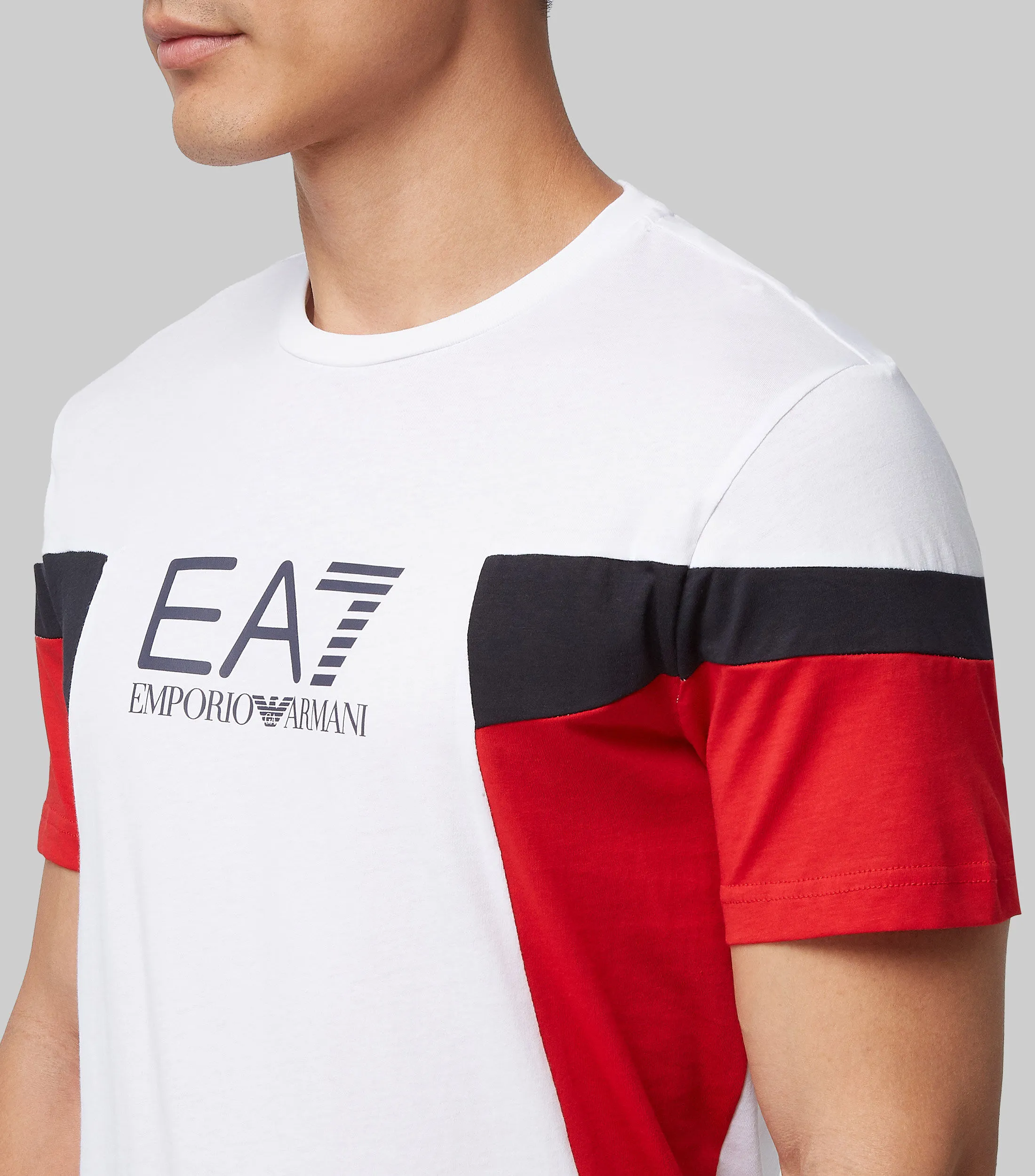 EA7 Emporio Armani Playera cuello redondo manga corta Hombre