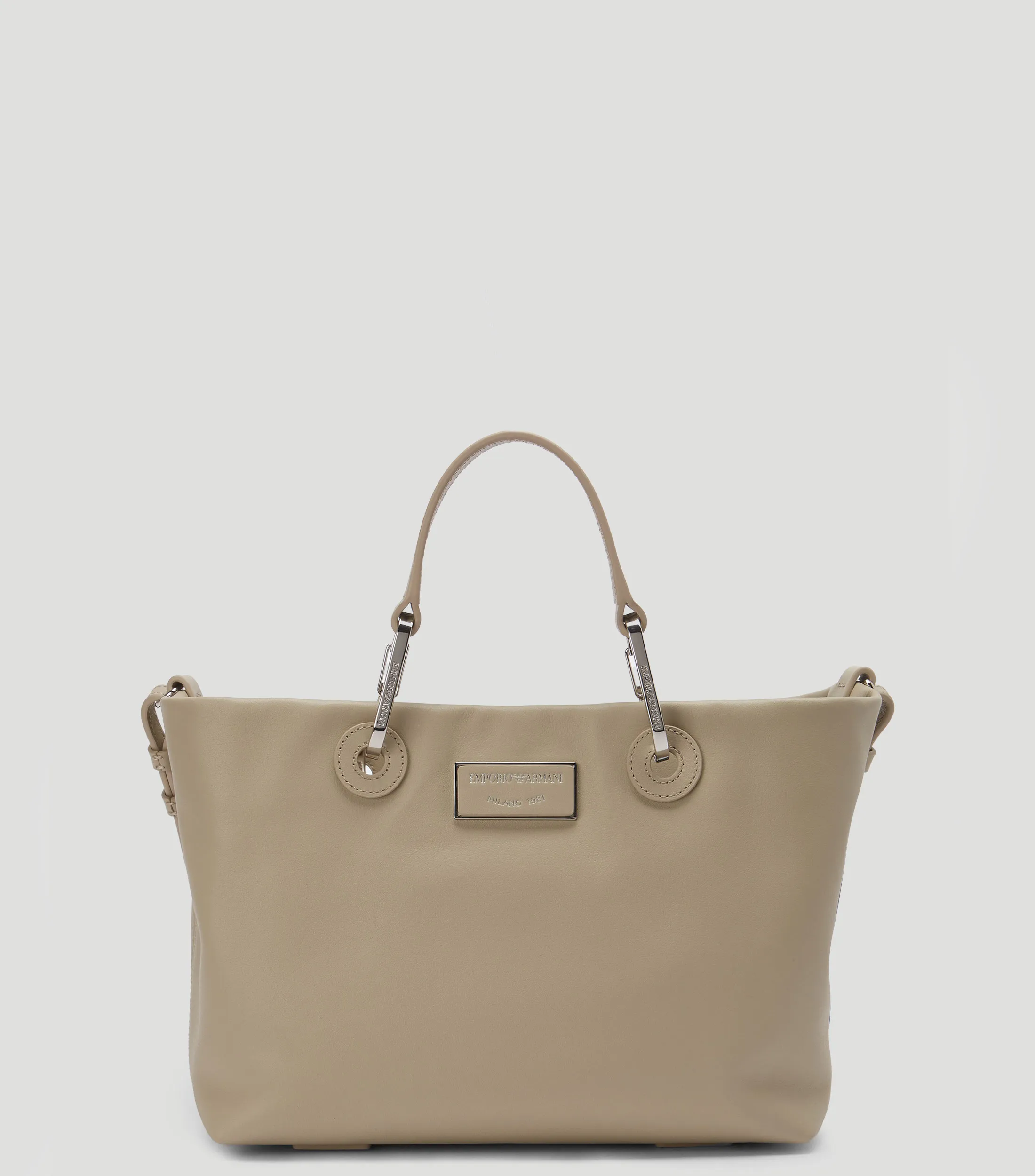 Emporio Armani Bolso tote estilo shopper en piel Mujer