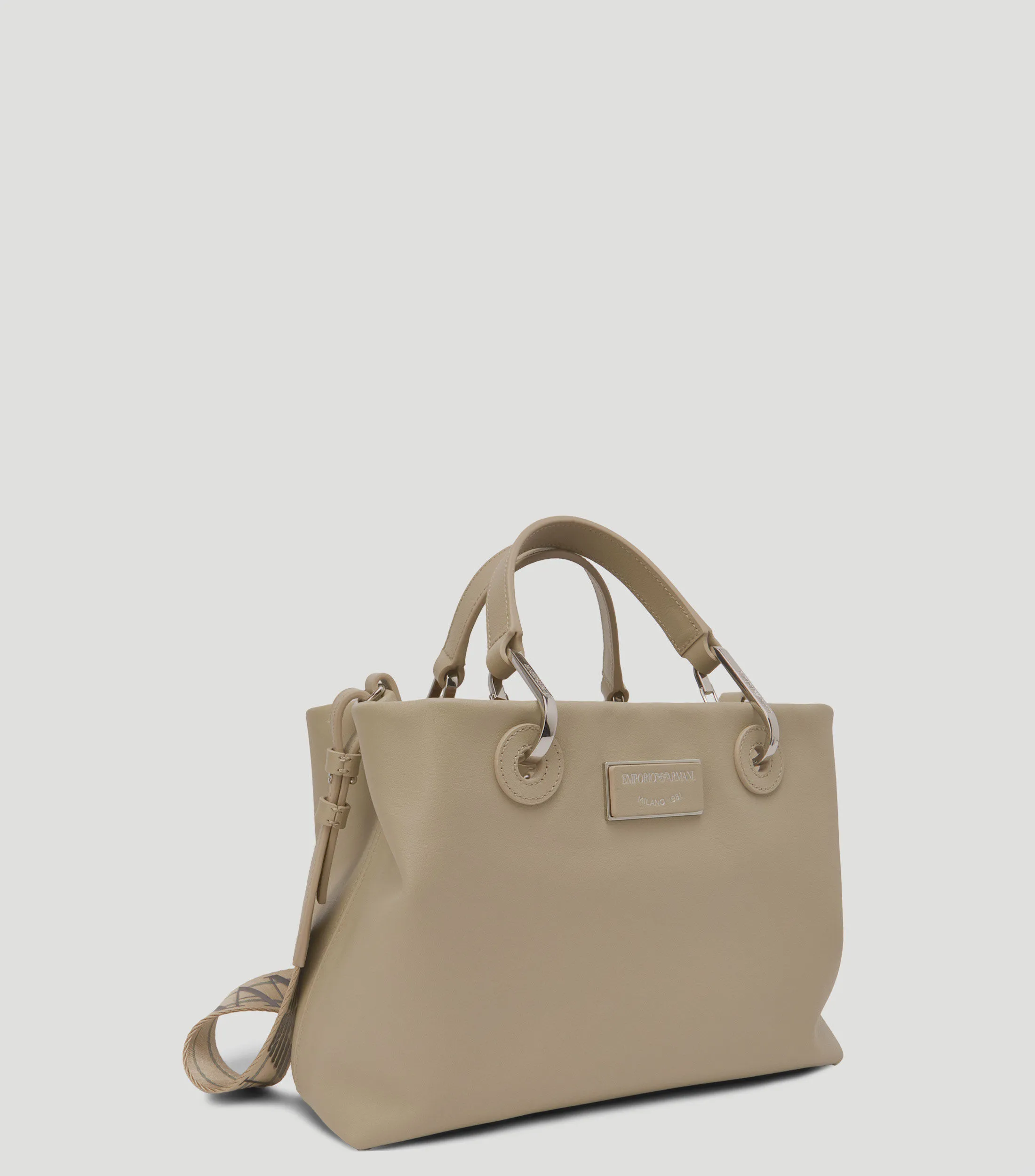 Emporio Armani Bolso tote estilo shopper en piel Mujer