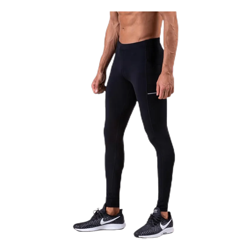 Endurance Ricky Unisex Long Running Tight XQL Black