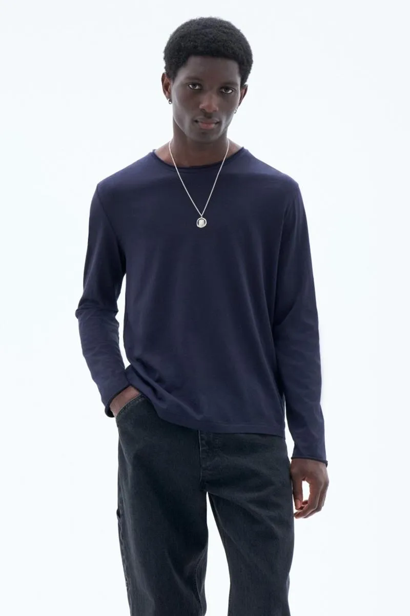 FILIPPA K CAMISETA MANGA LARGA ROLL NECK AZUL MARINO