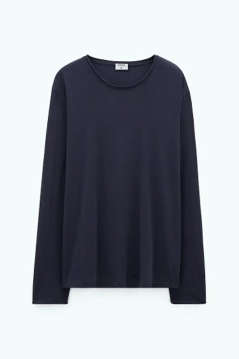 FILIPPA K CAMISETA MANGA LARGA ROLL NECK AZUL MARINO