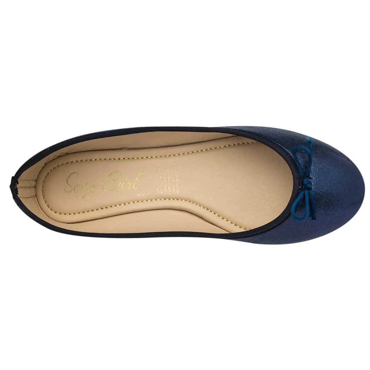 Flats clasicas Exterior Piel sintética Color Marino de Sexy Girl