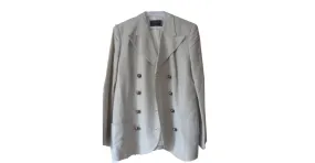 Gianni Versace Chaquetas Plata 