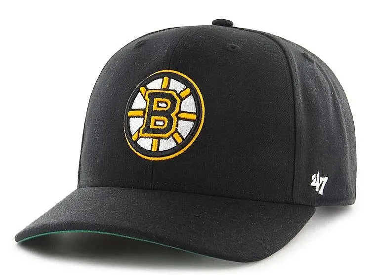 gorra con visera 47 Brand NHL Boston Bruins Cold Zone '47 MVP DP - Black/Gold