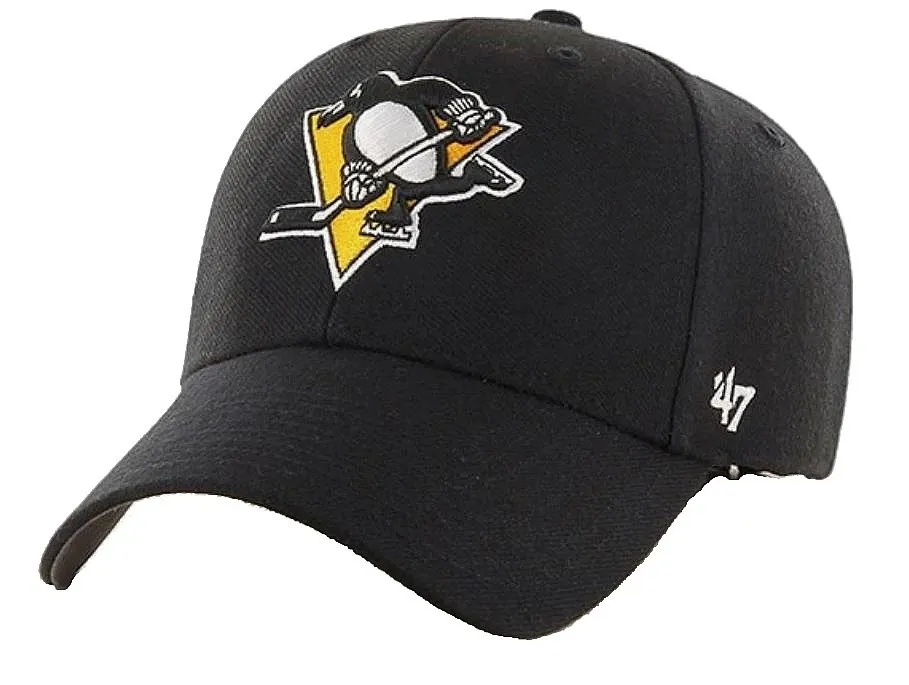 gorra con visera 47 Brand NHL Pittsburgh Penguins '47 MVP - Black