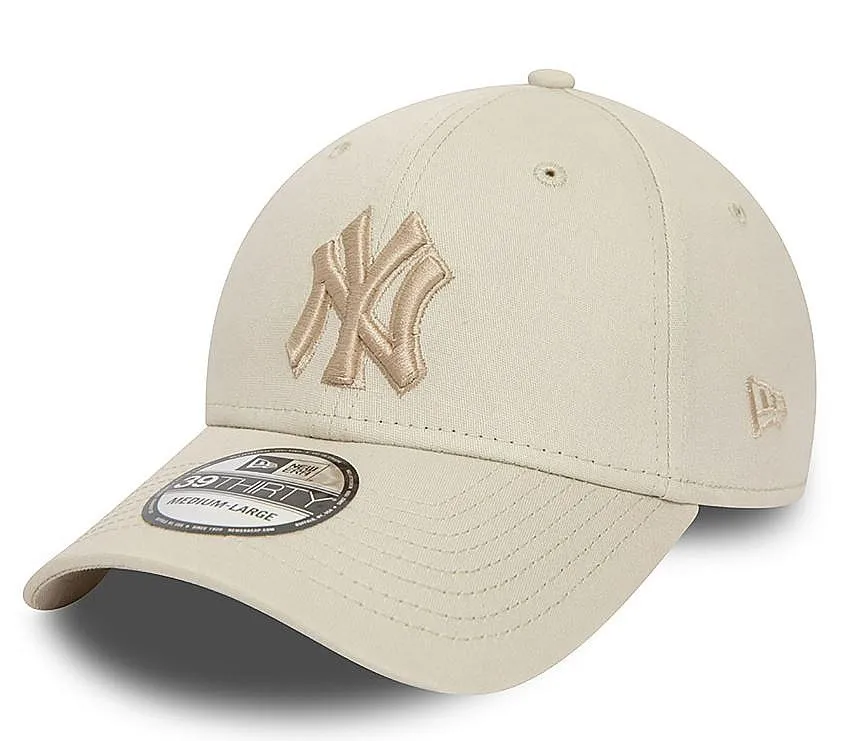 gorra con visera New Era 39T Outline MLB New York Yankees - Stone/Stone - men´s