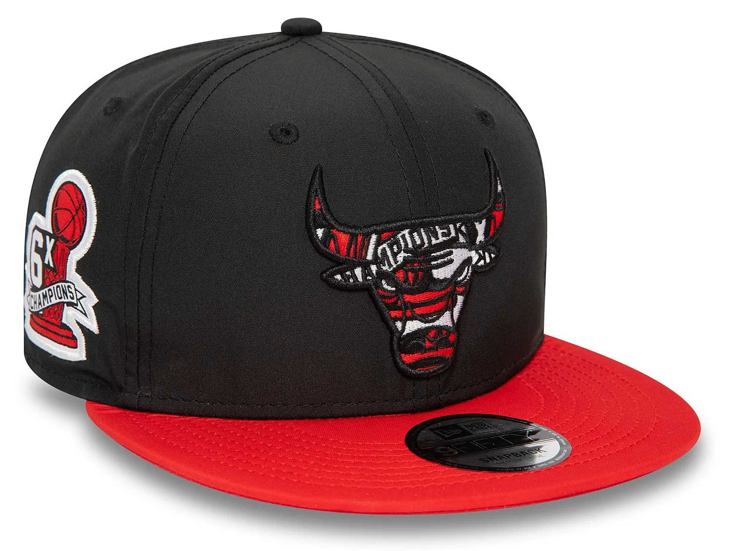 gorra con visera New Era 9FI Infill 9fifty NBA Chicago Bulls - Black/Faded Red - men´s