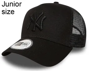 gorra con visera New Era 9FO AF Clean Trucker MLB New York Yankees Youth - Black/Black - unisex junior