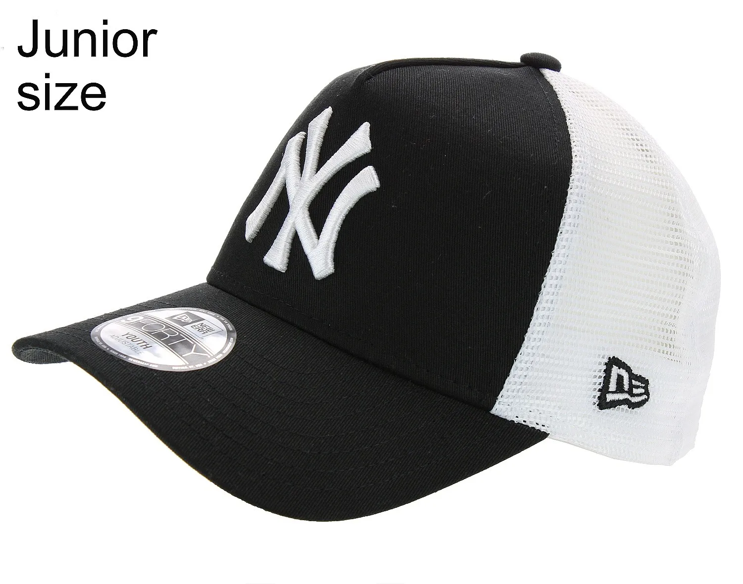 gorra con visera New Era 9FO AF Clean Trucker MLB New York Yankees Youth - Black/White - unisex junior