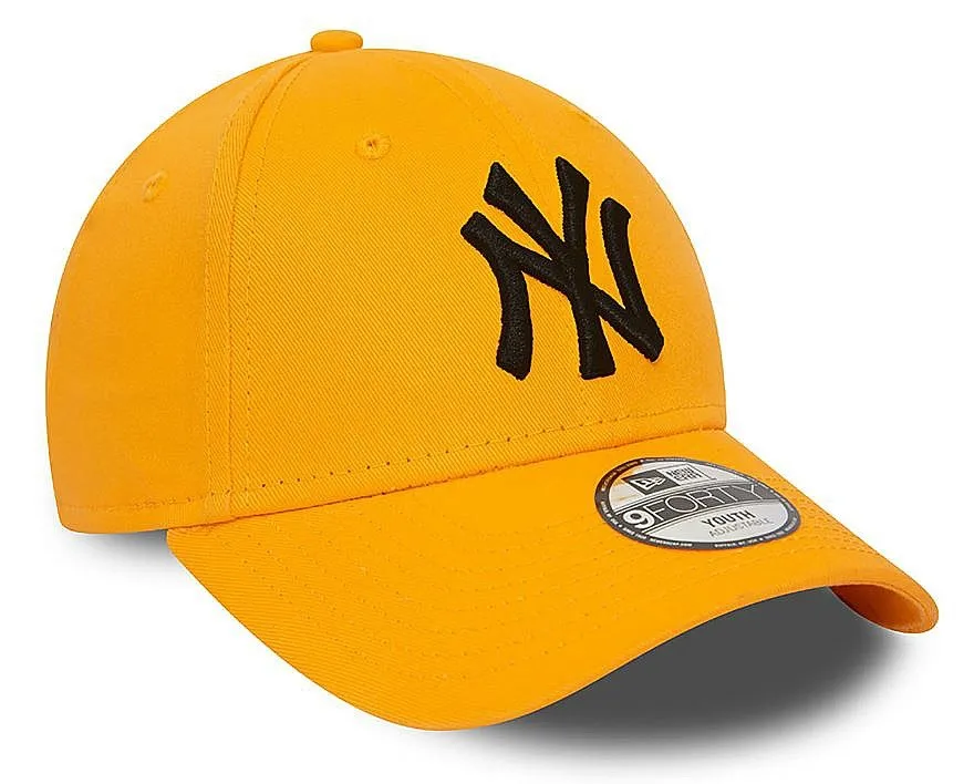 gorra con visera New Era 9FO Chyt League Ess. MLB New York Yankees Child - Papaya Smoothie/Black - kid´s