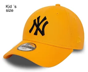 gorra con visera New Era 9FO Chyt League Ess. MLB New York Yankees Child - Papaya Smoothie/Black - kid´s