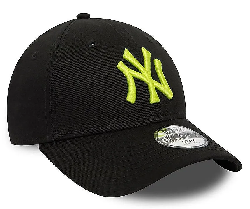 gorra con visera New Era 9FO Chyt League Ess. MLB New York Yankees Youth - Black/Cyber Green - unisex junior