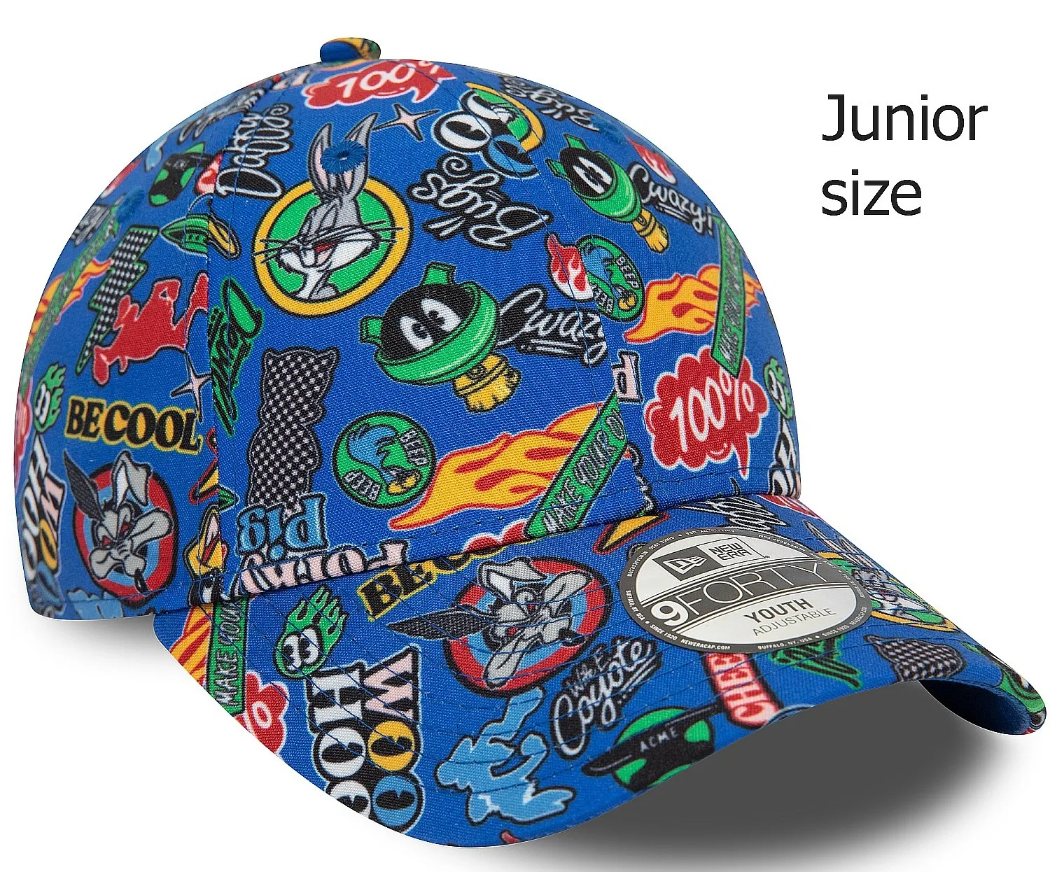 gorra con visera New Era 9FO Chyt Looney Tunes Warner Bros Graphic Youth - Blue Azure - unisex junior