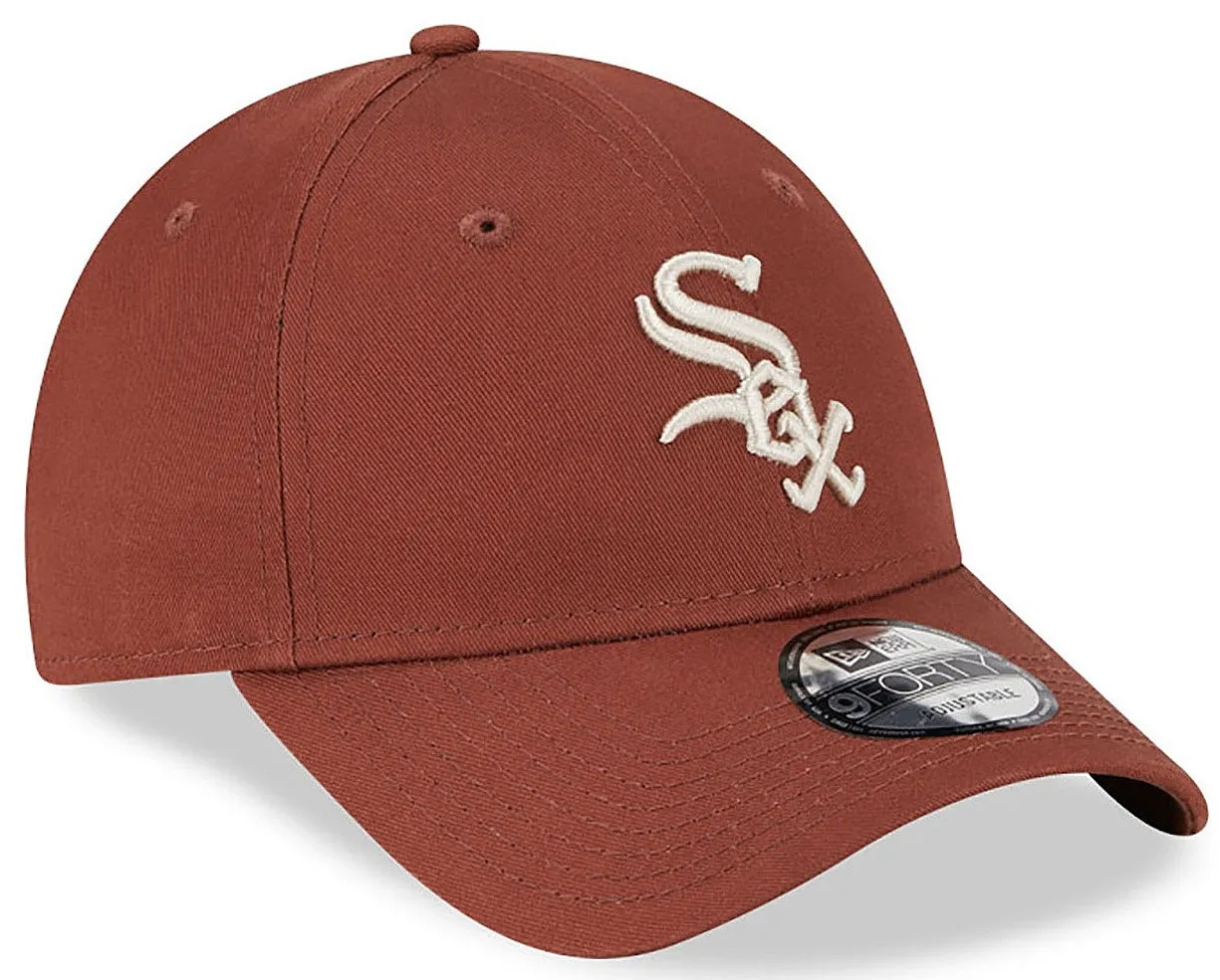 gorra con visera New Era 9FO League Essential MLB Chicago White Sox - Walnut Brown/Stone - men´s