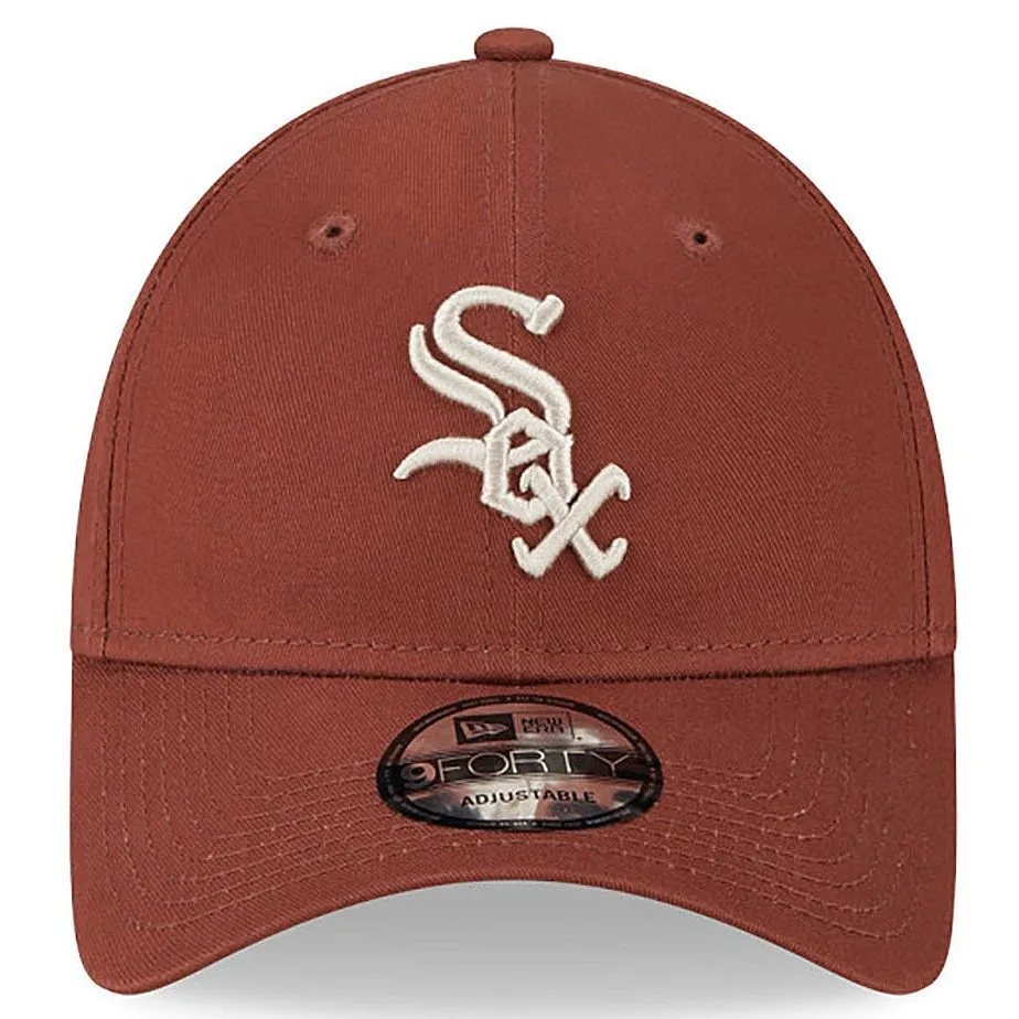 gorra con visera New Era 9FO League Essential MLB Chicago White Sox - Walnut Brown/Stone - men´s