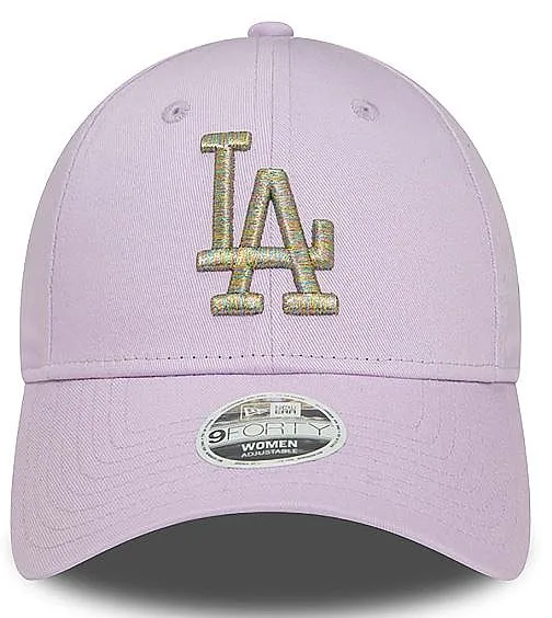 gorra con visera New Era 9FO Metallic Logo MLB Los Angeles Dodgers - Pastel Lilac/Multi Metallic - women´s